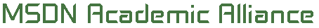 MSDN Academic Alliance