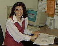 Portrait of the instructor in her office (S 128)